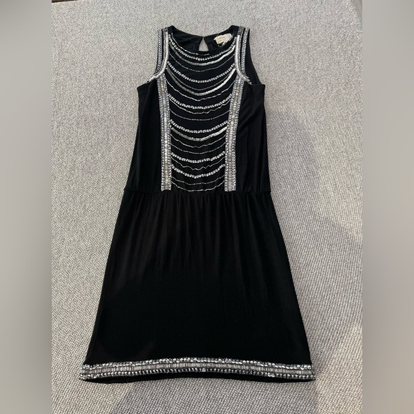 Nicole Miller Black Sleeveless Sheath Mini Dress - Picture 10 of 16